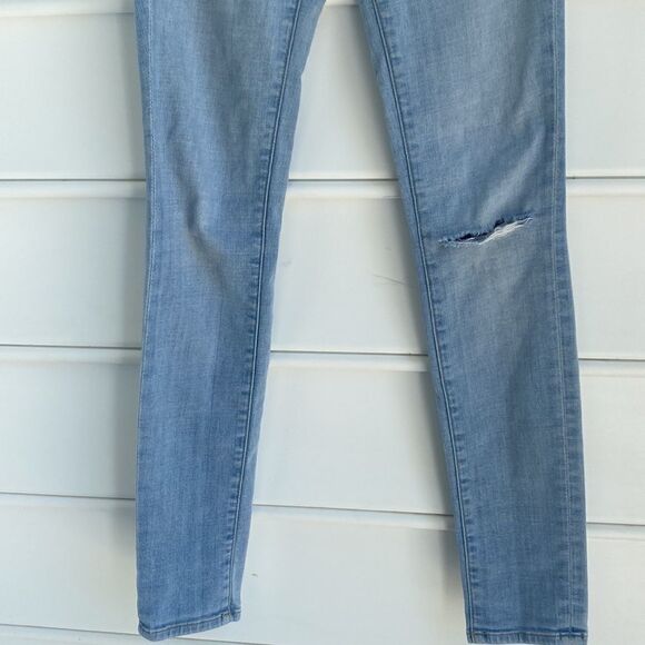 Frame Denim ‘Le Skinny De Jeanne’ in‎ Park Court Distressed Stretch Jean 24 - Picture 6 of 12